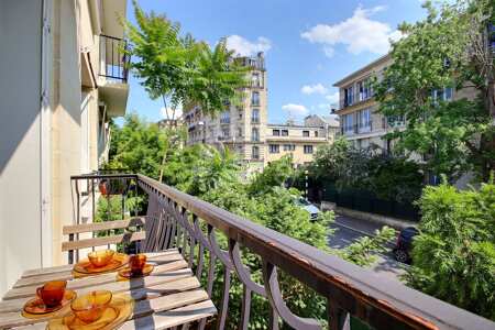 Balcony Furnished apartment - 50m²  - 1 bedroom - Neuilly-sur-Seine