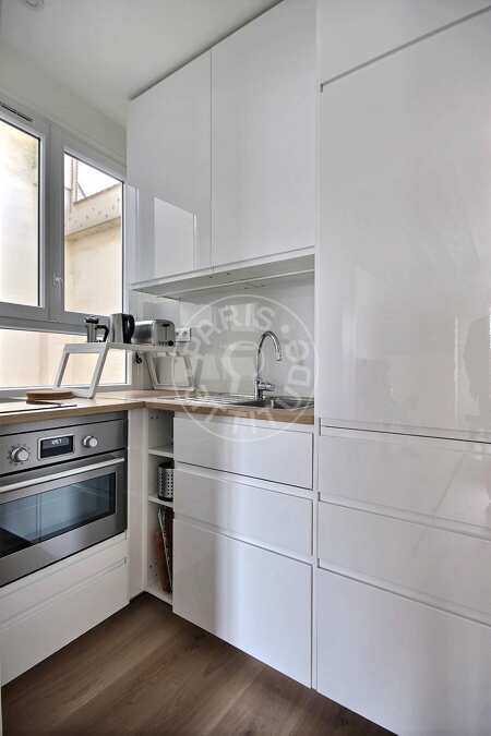 Cozinha Apartamento mobilado - 36m²  - 1 quarto - Moulin Rouge / Pigalle - Paris