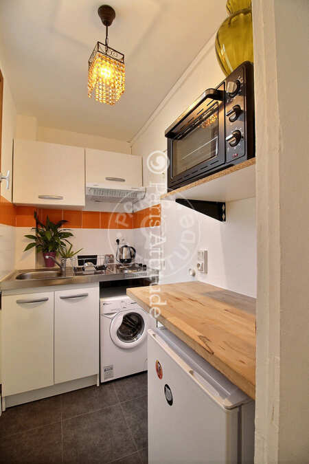 Cuisine Appartement meublé - 27m² - 1 chambre - Nation - Paris