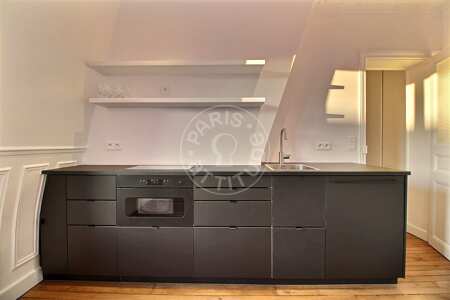 Kitchen Furnished studio - 28m²  - Ledru-Rollin - Paris