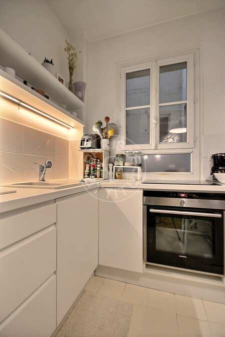 Cucina Appartamento arredato - 47m²  - 2 locali - Poissonnière - Parigi