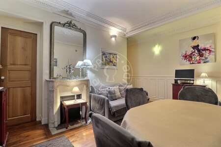 Sala Apartamento mobilado - 54m²  - 2 quartos - Pasteur - Paris