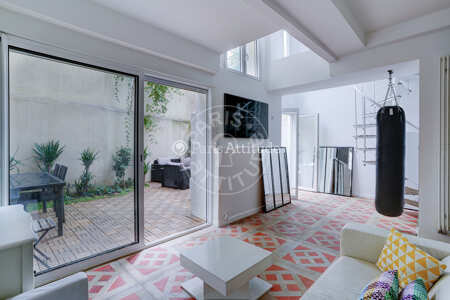 Terrace Furnished house - 100m²  - 4 bedrooms - Tolbiac - Paris