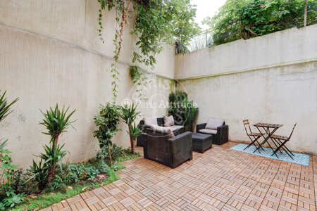 Garden Furnished house - 100m²  - 4 bedrooms - Tolbiac - Paris