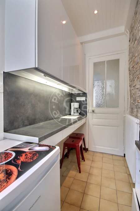 Cucina Appartamento arredato - 38m²  - 1 locale - Convention - Parigi