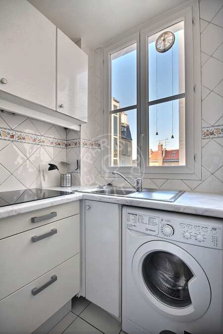 Cozinha Apartamento mobilado - 38m²  - 1 quarto - Convention - Paris