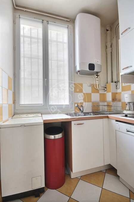 Küche Möblierte wohnung - 48m²  - 1 Zimmer - Bir-Hakeim - Paris