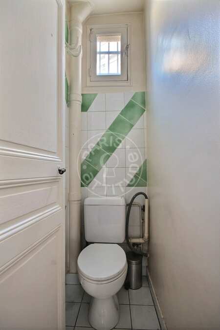 WC Möblierte wohnung - 48m²  - 1 Zimmer - Bir-Hakeim - Paris