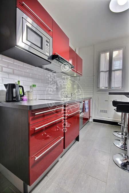 Cozinha Apartamento mobilado - 87m² - 2 quartos - Gambetta - Paris