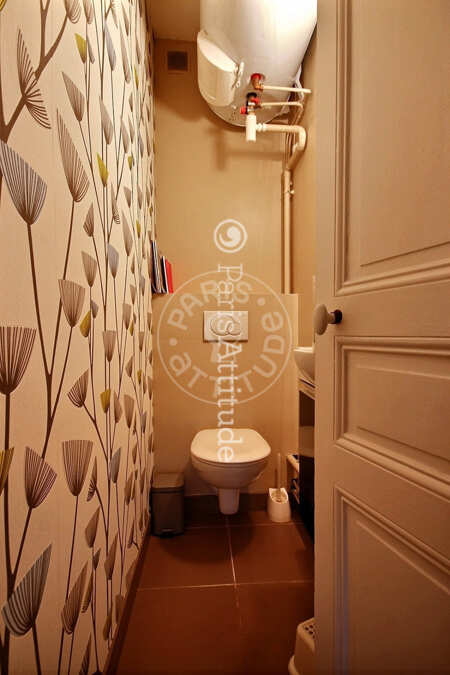 WC Apartamento mobilado - 87m² - 2 quartos - Gambetta - Paris