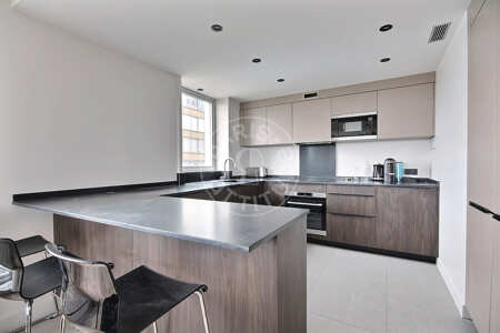 Cozinha Apartamento mobilado - 114m²  - 2 quartos - Bir-Hakeim - Paris