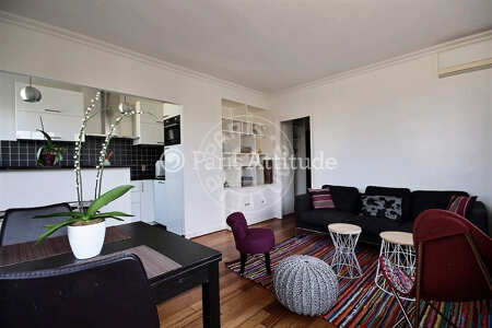 Sala Apartamento mobilado - 40m²  - 1 quarto - La Muette / Bois de Boulogne - Paris