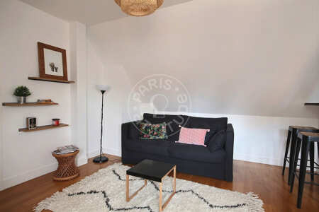 Salón Piso amueblado - 50m²  - 1 dormitorio - Porte Maillot / Palais des Congrès - París