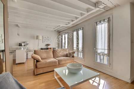 Salotto Appartamento arredato - 42m²  - 1 locale - Centre George Pompidou - Parigi