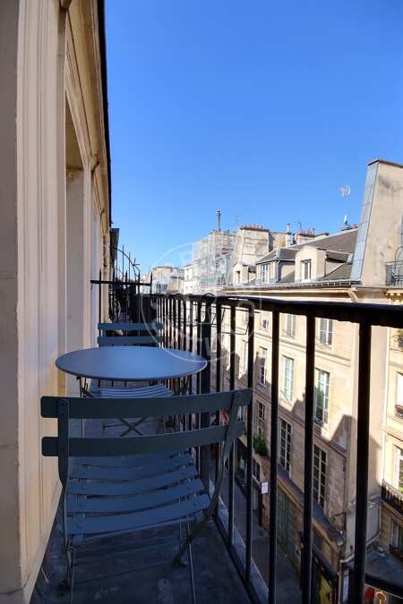 Balcone Appartamento arredato - 42m²  - 1 locale - Centre George Pompidou - Parigi