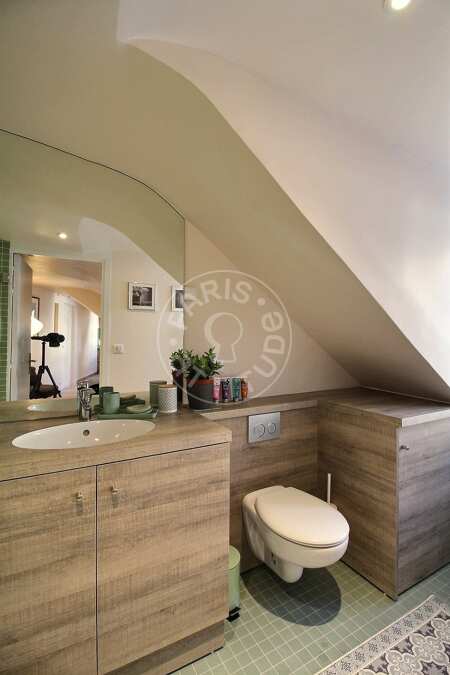 Bathroom Furnished studio - 21m²  - Saint-Germain - Paris
