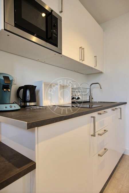 Cuisine Studio meublé - 16m²  - Sacré-Cœur - Paris