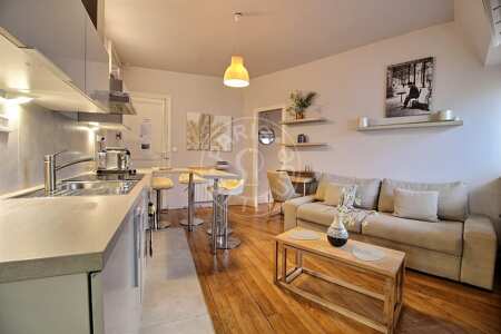 Sala Apartamento mobilado - 33m²  - 1 quarto - Rue de la Pompe - Paris