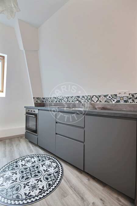 Küche Möblierte studio - 17m²  - Alma-Marceau - Paris