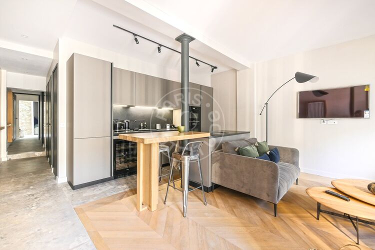 Wohnzimmer - Möblierte 2 Zimmer - Paris 75011 - 13917
