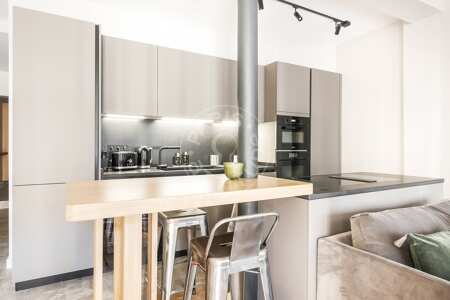Kitchen Furnished apartment - 75m²  - 2 bedrooms - Nation - Paris