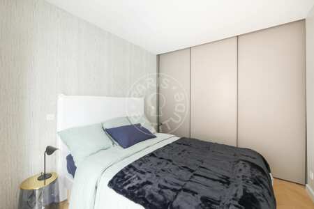 Bedroom Furnished apartment - 75m²  - 2 bedrooms - Nation - Paris