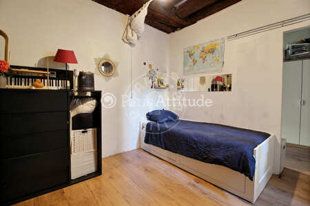 Bedroom Furnished apartment - 39m²  - 1 bedroom - Saint-Paul - Paris