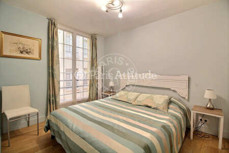 Chambre Appartement meublé - 47m²  - 1 chambre - Pyramides / Palais Royal - Paris