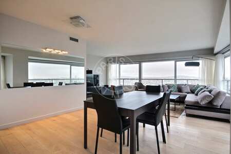 Sala da pranzo Appartamento arredato - 118m²  - 3 locali - Beaugrenelle - Parigi