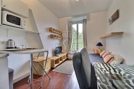 Sala Quitinete mobilado - 18m²  - Les Gobelins - Paris