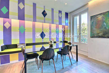 Salle à manger Appartement meublé - 100m²  - 2 chambres - Saint-Paul - Paris