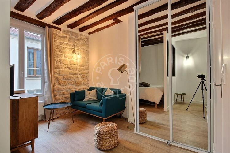 Salon - Studio alcove meublé - Paris 75012 - 13933