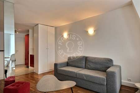 Salon Studio meublé - 35m²  - Temple - Paris