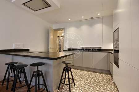 Cucina Appartamento arredato - 130m²  - 3 locali - Alma-Marceau - Parigi