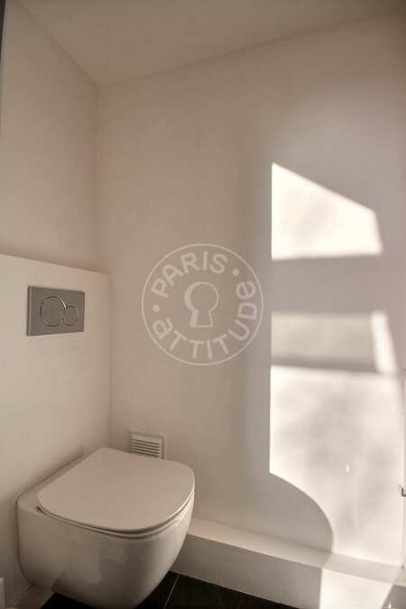 Toilettes Appartement meublé - 57m²  - 1 chambre - Boulogne-Billancourt