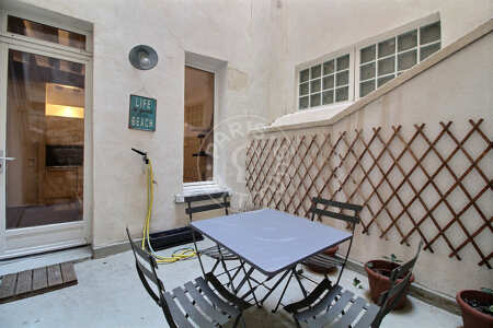 Terraço Quitinete mobilado - 23m²  - Montorgueil - Paris