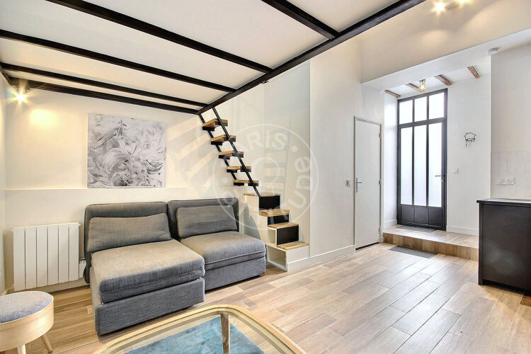 Salon - Studio meublé - Paris 75017 - 13952