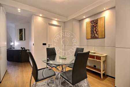 Dining room Furnished apartment - 55m²  - 1 bedroom - Invalides - Paris