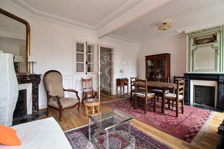 Living room Furnished apartment - 45m²  - 1 bedroom - Pasteur - Paris