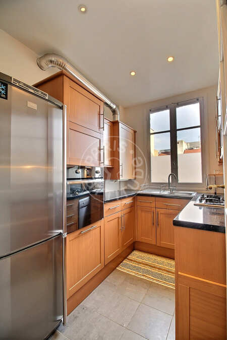 Cozinha Apartamento mobilado - 73m²  - 2 quartos - Neuilly-sur-Seine