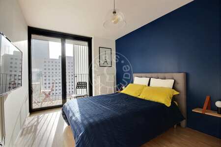 Camera da letto Appartamento arredato - 64m²  - 2 locali - Nanterre