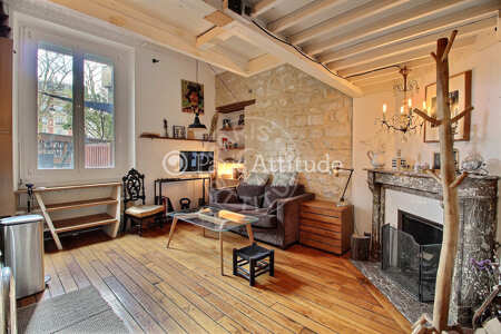 Salon Studio meublé - 31m²  - Alésia - Paris