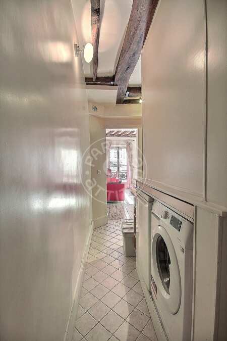 Entrada Apartamento mobilado - 34m²  - 1 quarto - République - Paris