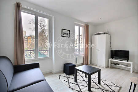 Salon Studio meublé - 21m²  - Nation - Paris