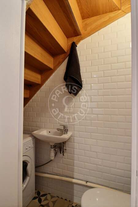 Toilettes Duplex meublé - 50m²  - 1 chambre - Arc de Triomphe - Paris