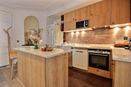 Cuisine Appartement meublé - 91m²  - 2 chambres - Poissonnière - Paris