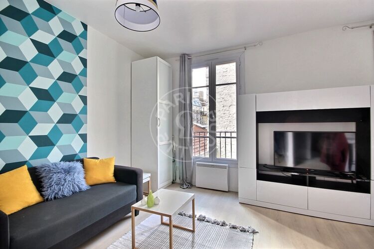 Living room - Furnished studio - Paris 75017 - 13985