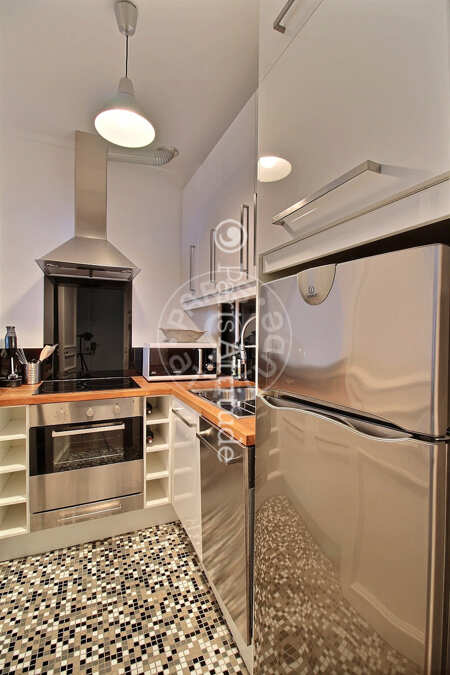 Cuisine Appartement meublé - 57m²  - 1 chambre - Saint Placide - Paris