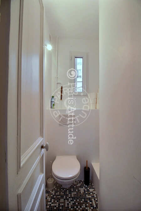 Toilettes Appartement meublé - 57m²  - 1 chambre - Saint Placide - Paris