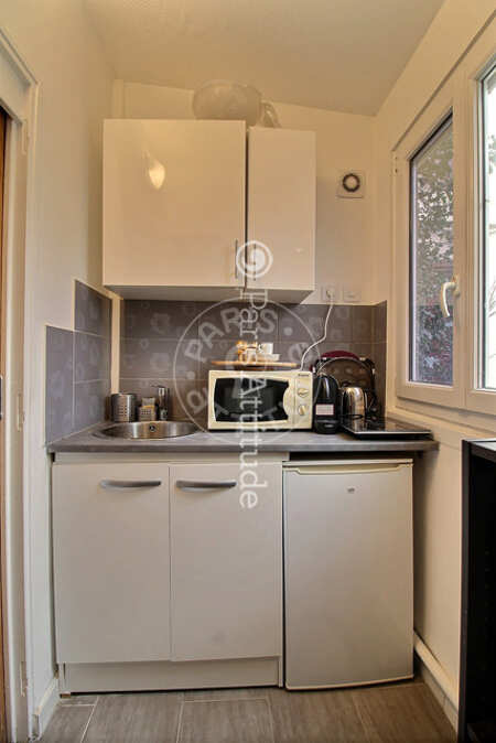 Cozinha Quitinete mobilado - 15m²  - Saint-Mandé